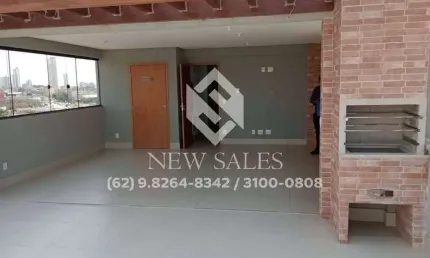 Apartamento novo 2 quartos com suíte no pedro ludovico – 67 m²