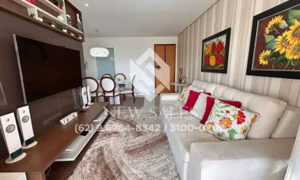 Apartamento mobiliado, 2 quartos + office - jardim goiás