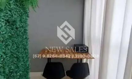 Apartamento 54m², 2 quartos, 1 suíte, c/ armários – parque oeste