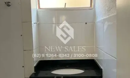 Apartamento 42m², 2 quartos, garagem, condomínio fechado- setor vera cruz