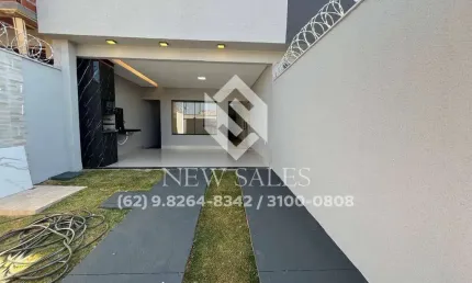 Casa nova –terreno 125m² 2 quartos 1 suíte, 2 vagas, residencial santa fé