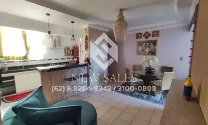 Apartamento 72m² 2 quartos, cozinha americana- setor aeroporto