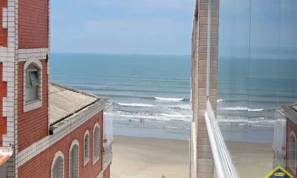 Ap Finamente Mobiliado, 1 suíte, prédio frente ao mar! - Cód: ACT2372