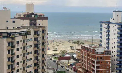 Cobertura  3 dorms, Piscina, vista mar, Tupi, Praia Grande! - Cód: ACT2381
