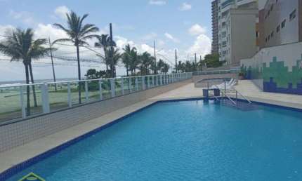 Apartamento Frente Mar - Vista Livre e Definitiva para o mar - 3 dorms!!