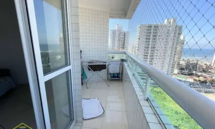 Apartamento no Caiçara com Vista mar por R$ 385 mil! Financia!