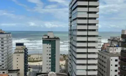 Apartamento 2 dorms com vista mar - pertinho da fonte interativa!!