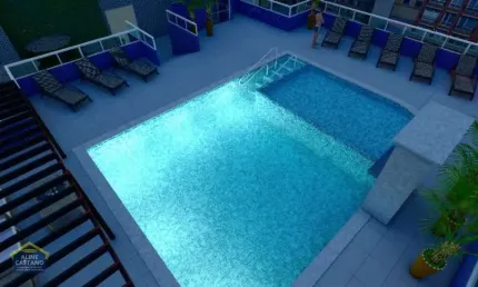 28.320 de entrada, 01 dorm, 400 mts do mar na guilhermina!