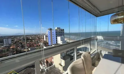 TÁ LINDA VIU!! COBERTURA DUPLEX EM PRÉDIO FRENTE MAR * MOBILIADA FINAMENTE COM OFURÔ