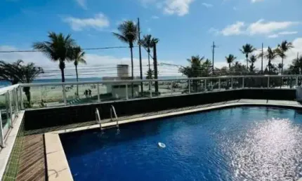 Prédio Frente Mar no Canto do Forte - 3 dorms 2 suítes 2 vagas!! 134,0 mts útil!!