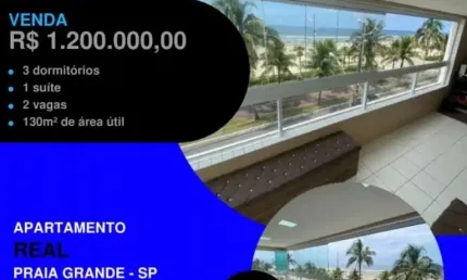 Olha isso aqui!! é frente total para o mar - vista imperdível - 3 dorms com 2 vagas