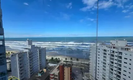 Apartamento 1 dorm suíte varanda gourmet - vista mar - próx. feirinha de artesanato!
