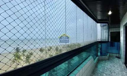 Apartamento com 187,0 mts útil - frente mar - vista livre e permanente para o mar!