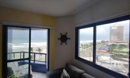 Maravilhoso Apto Vista Mar 03 dorm, Lazer Completo por 506 mil