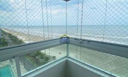 Apartamento 3 dorms Frente Mar no Solemar! Vista Livre e Definitiva para o mar!! - Cód: ACT3205