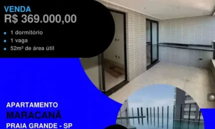 Ultima unidade! 20 metros do mar novo e pronto - piscina no rooftop