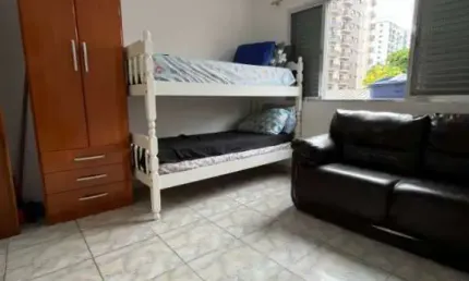 Linda Kit Net no Canto do Forte - Semi Mobiliada e Financia!! Oportunidade!