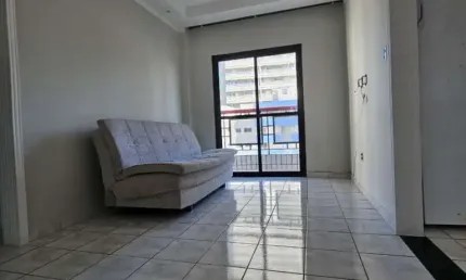 Apartamento na Aviação à 100 mts do mar - 1 dorm com Varanda!! Financia!