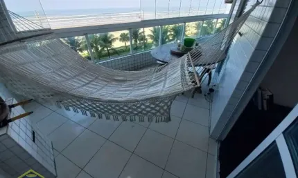 Frente mar - apto vista mar c/ 02 dorms e lazer completo