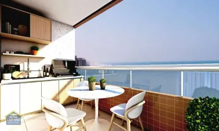 Prédio frente mar -apto 02 dorms, 02 vagas c/92  mil de ent. direto
