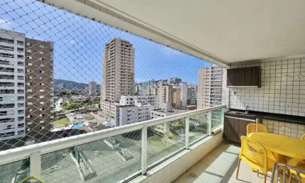 Lindo Apartamento Mobiliado no Canto do Forte com 2 vagas de garagem!