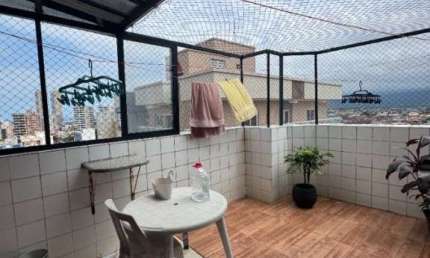Apartamento Tipo Cobertura com quintal e 126,0mts útil! Financia!