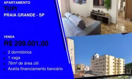 VENDE RÁPIDO EIN! 2 DORMS MOBILIADO COM SACADA POR APENAS...