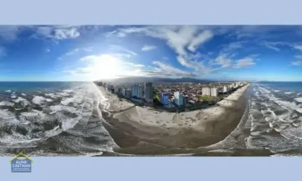 Lançamento no Caiçara - Apartamento Alto Padrão Frente Mar - Parcele direto!