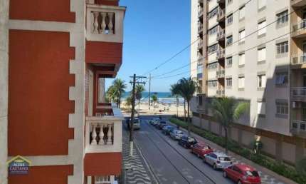 Ótimo apartamento 1 dormitório com vista lateral para o Mar!! - Cód: ACT3383