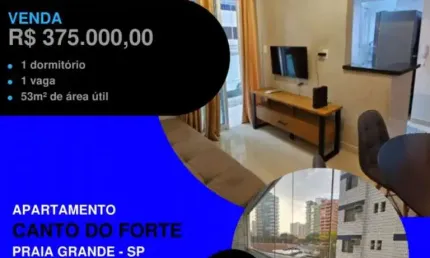 Incrível!! apê mobiliado a 50 metros do mar no endereço mais desejado!