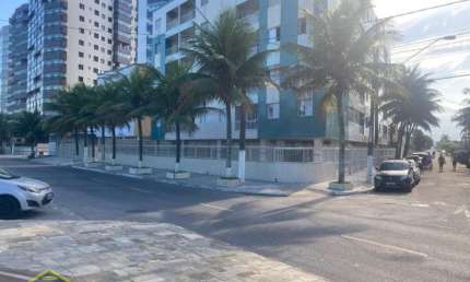 APTO 2 DORMS 1 SUÍTE, MOBILIADO, PRÉDIO FRENTE MAR APENAS R$328 MIL.