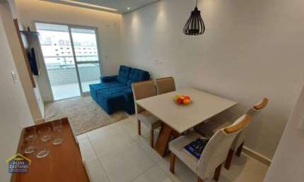 Lindo Apto Mobiliado na Ocian c/ Sac. Gourmet por 400 mil