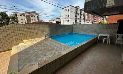 2 dorms 1 suíte, 200 metros da praia , vila tupi  r$380 mil.
