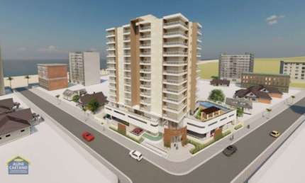 APTO 1 DORM, UMA QUADRA DA PRAIA , LAZER COMPLETO , SACADA GOURMET R$220 MIL.