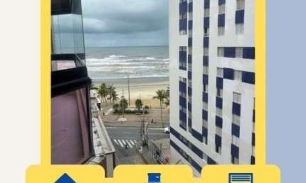 02 DORMS, SENDO 01 SUÍTE, COM UMA VISTA MAR INCRIVEL!