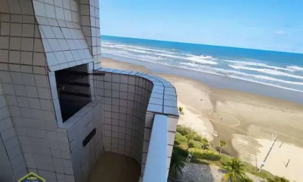 Apartamento com 2 dorms prédio frente mar e lazer ! financia!