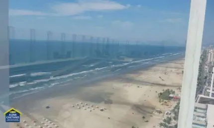 3 dorm. 2 vagas, finamente mobiliado, prédio frente mar! - Cód: CVT021