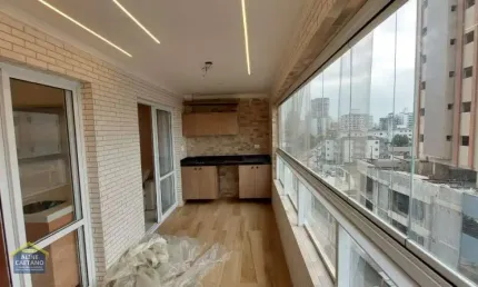 Boqueirão - apto 01 dorm, sac. gourmet c/ 74 mil de entrada