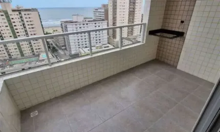 Prédio novo!! apto de 01 dorm, lazer completo, vista mar!