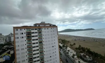 Apartamento com 3 dorms frente mar na guilhermina - 145,0mts útil!