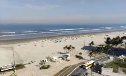 Caraca prédio frente mar - apê amplo com vista para o mar