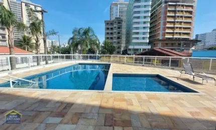 Caiçara - apto 01 dorms c/ sac. gourmet e piscina  325 mil