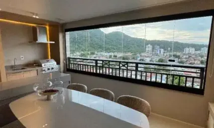 Canto do forte finamente mobiliado decorado prontinho para morar!