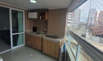 Lindo apto. de 2 dorms. na Ocian, Mobiliado! - Cód: ACT1643