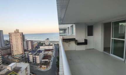 Apartamento no Caiçara com 2 suítes - Prédio com lazer e Sacada Gourmet!