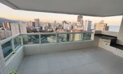 Apartamento no Caiçara com 2 suítes - Prédio com lazer e Sacada Gourmet!