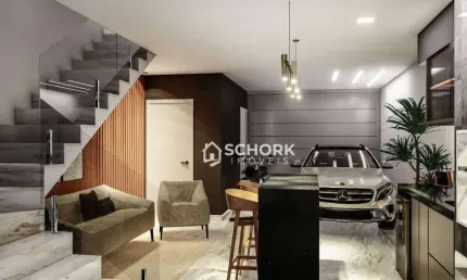 Sobrado com 3 dormitórios à venda, 138 m² por R$ 760.000,00 - Água Verde - Blumenau/SC