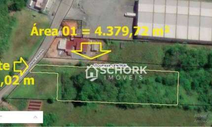Terreno à venda, 4379 m² por R$ 1.700.000,00 - Itoupava Central - Blumenau/SC