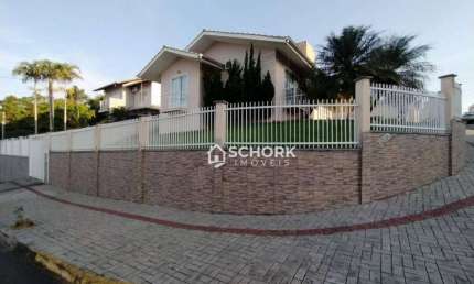 Casa com 3 dormitórios à venda, 140 m² por R$ 850.000,00 - Quintino - Timbó/SC