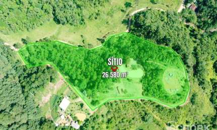 Sítio com 1 dormitório à venda, 26580 m² por R$ 750.000,00 - Arraial D'ouro - Gaspar/SC